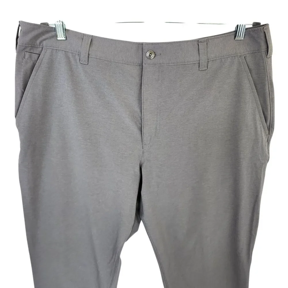 Duluth Trading Co. Men's Pants Size 38x30 Gray Standard Fit Work Trousers